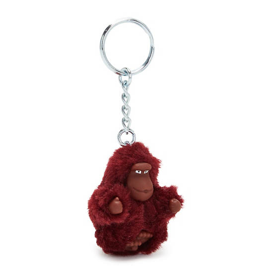 Kipling Sven Extra Small Monkey Keychain Accessories Poppy Geo | AU 1987DF